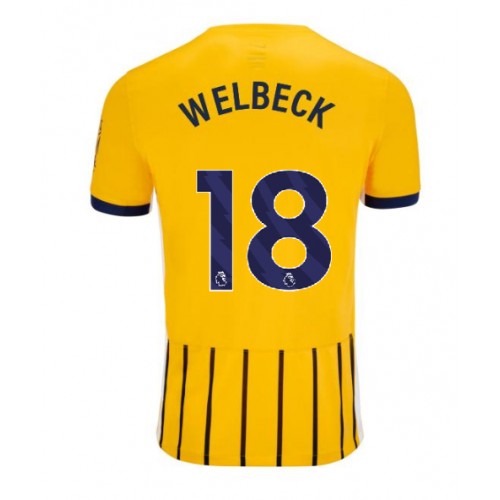 Fotballdrakt Herre Brighton Danny Welbeck #18 Bortedrakt 2024-25 Kortermet